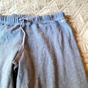 PINK Grey Wide Leg Relaxed Sweatpants